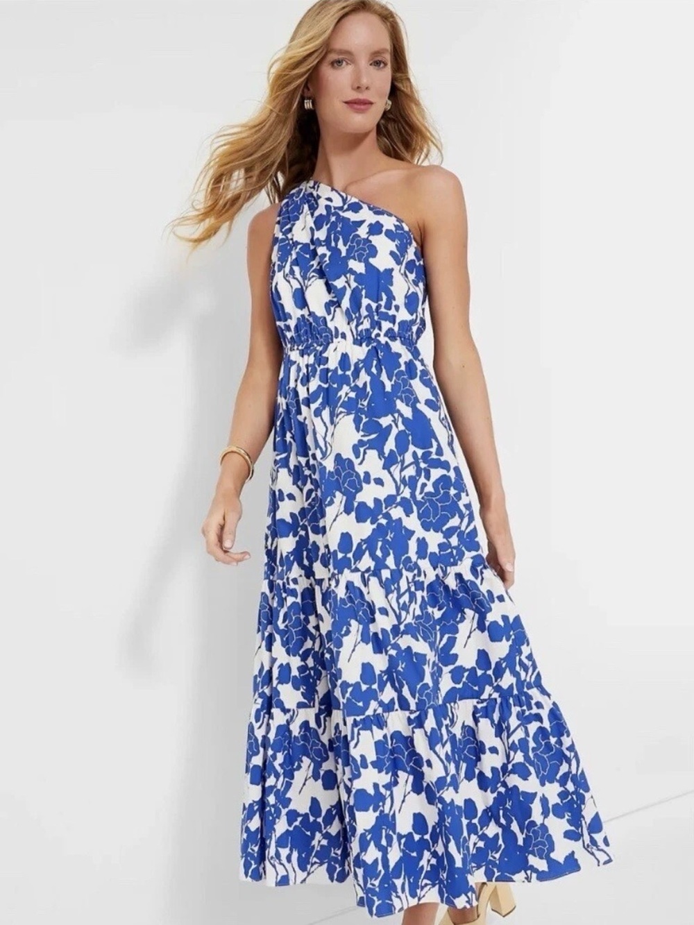 Tuckernuck Hyacinth House Sybil One Shoulder Maxi Dress
